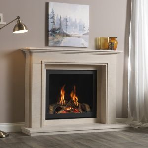 C&J Condover Limestone Fireplace - Grampian Stoves