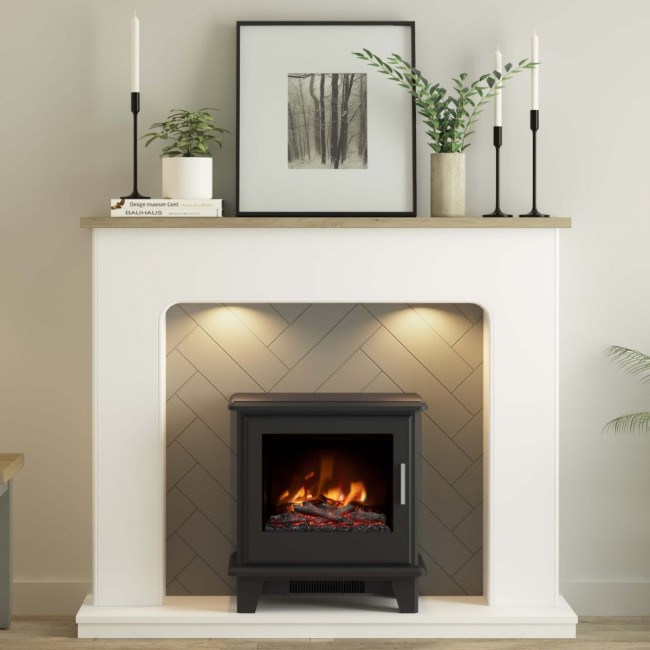 FLARE Collection by Be Modern Sennen Inglenook Suite - Grampian Stoves