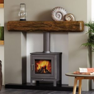 Focus Great Solid Oak Wood Fireplace Beam - Grampian Stoves