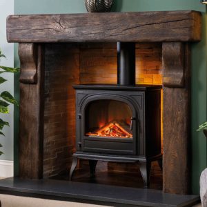 Focus Gatsby Solid Oak Wood Fireplace Surround - Grampian Stoves