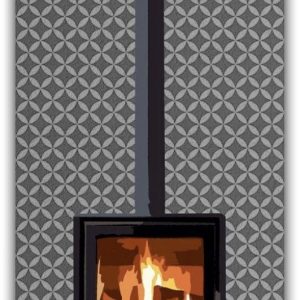 Circle Leaf Dark Heatshield - Grampian Stoves