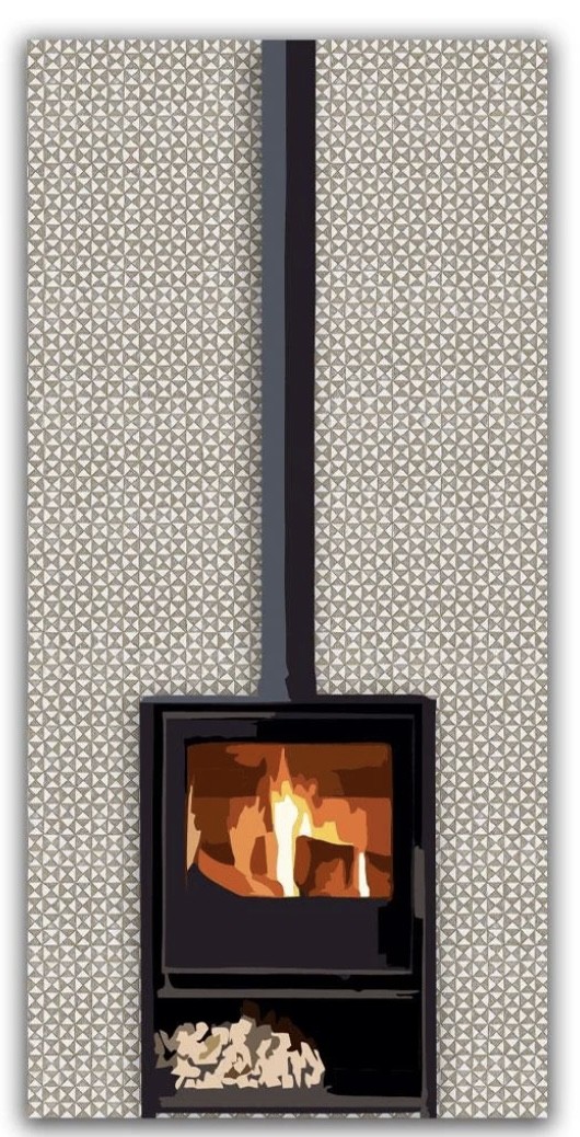 Diamond Caramel Heatshield - Grampian Stoves