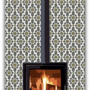 Encaustic Star Heatshield - Grampian Stoves