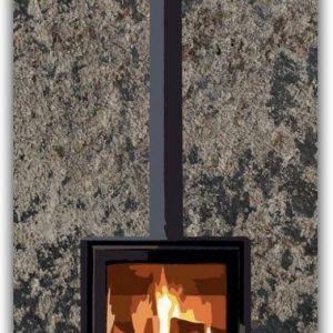Granite Brown Heatshield grampian stoves