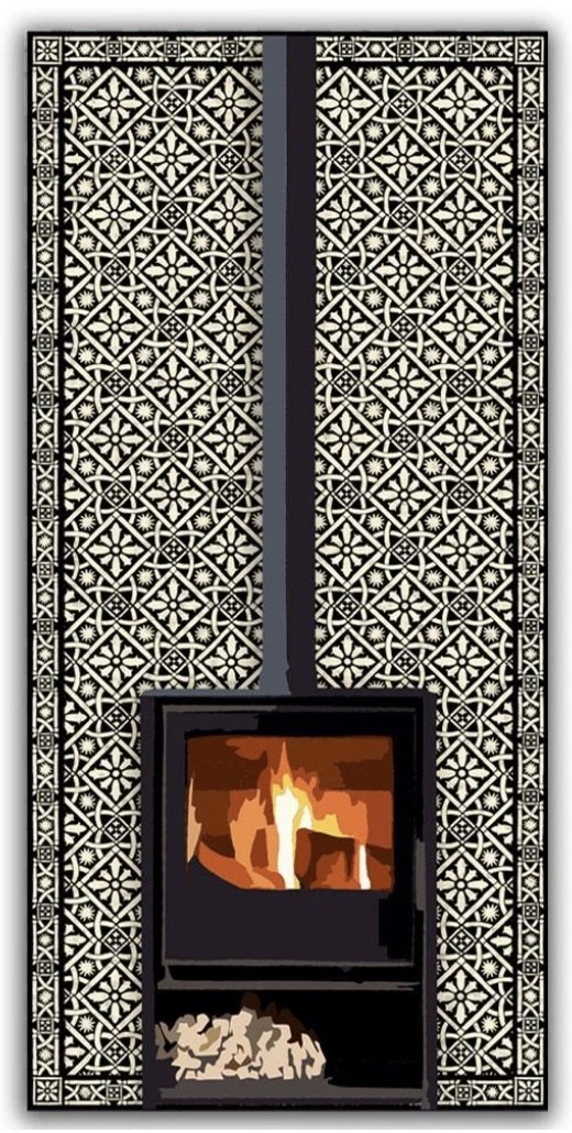 Victorian Coal Heatshield grampian stoves