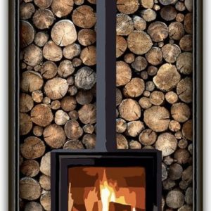 Wood Stack Heatshield - Grampian Stoves